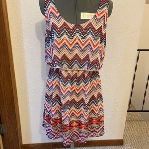Speechless brand dress multi colored